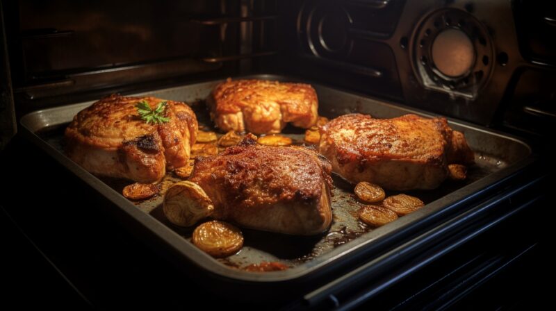 Bake juicy and tender bone-in pork chops in the oven. Pork Chops Recipe